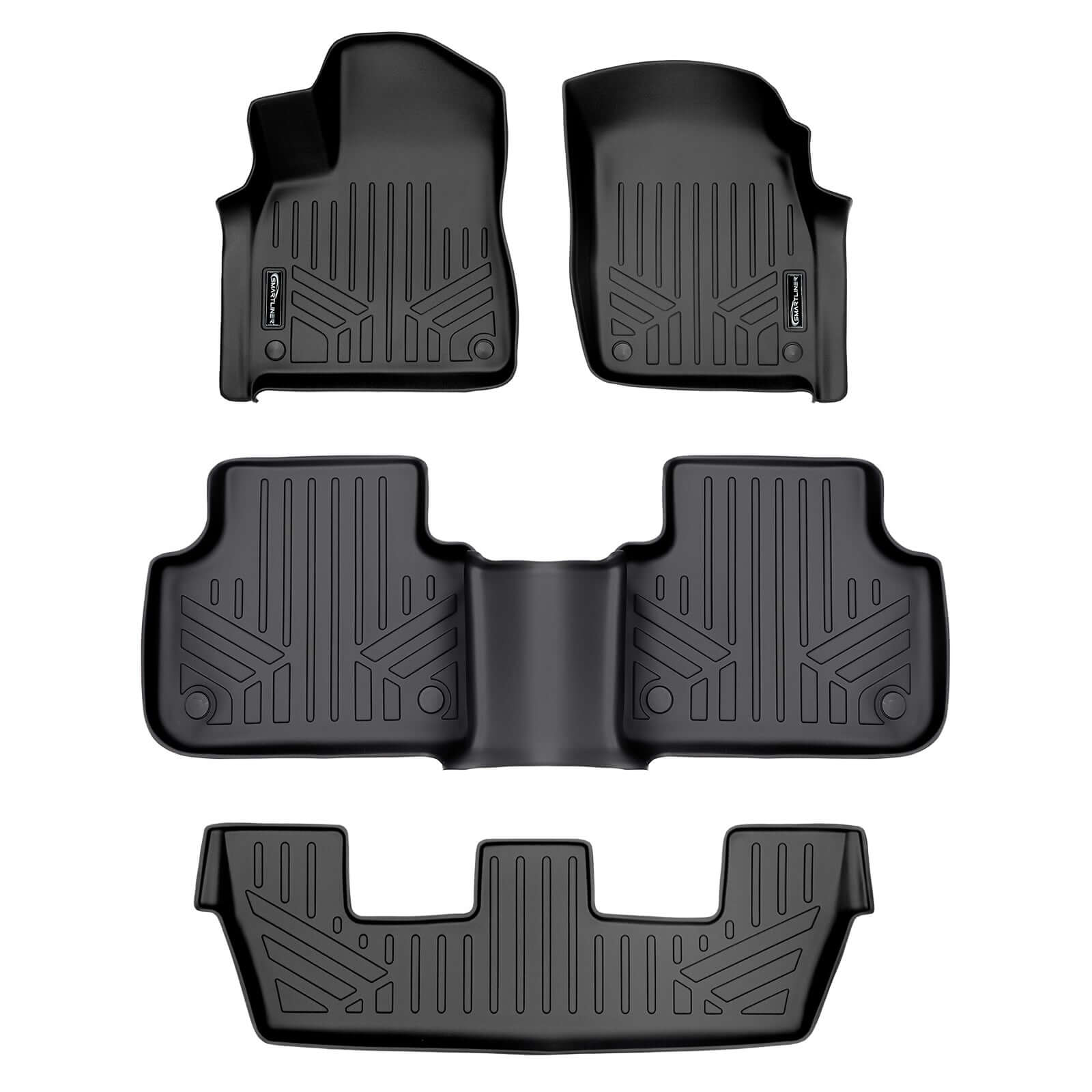 SMARTLINER Floor Liners for 2017 - 2025 Audi SQ7