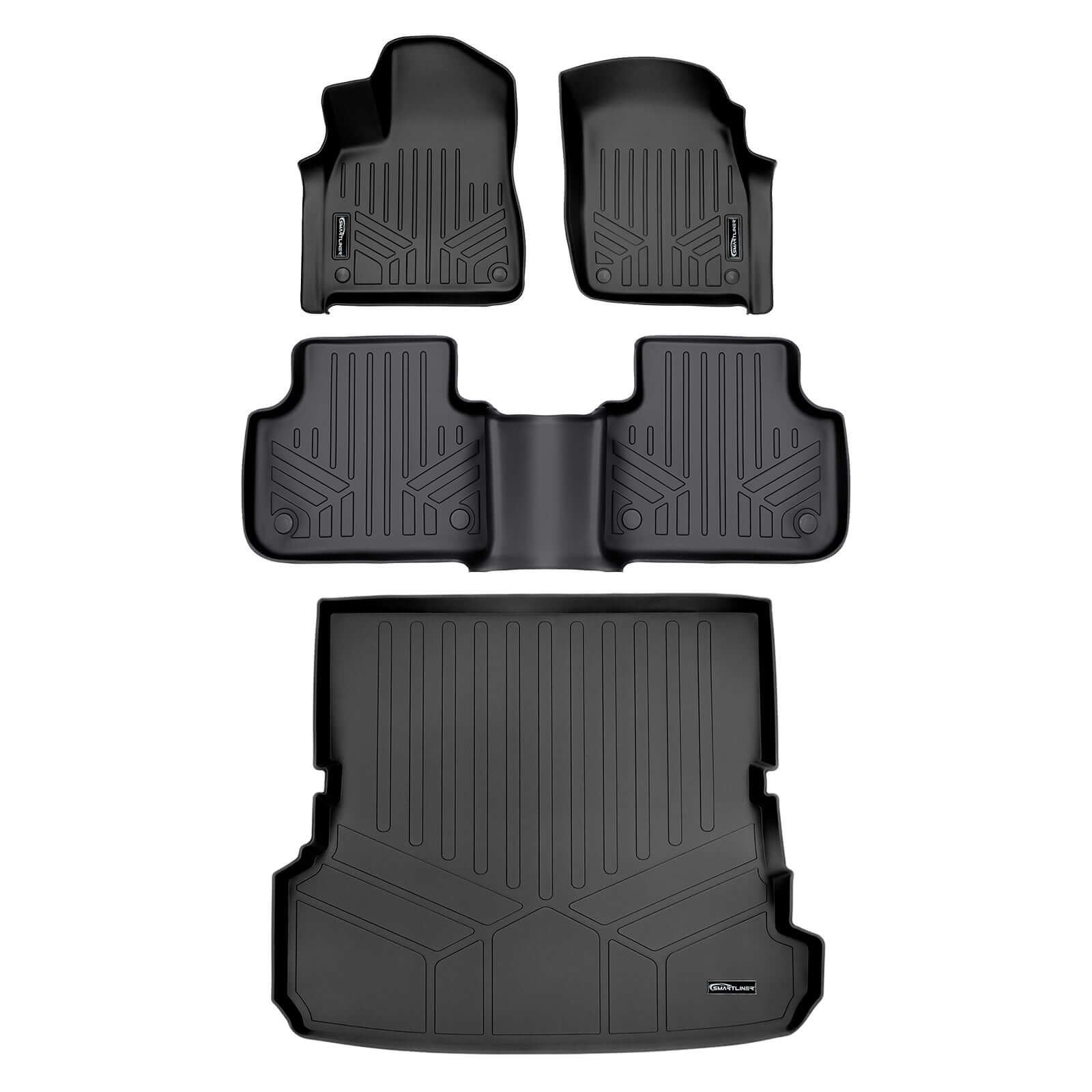 SMARTLINER Floor Liners for 2017 - 2025 Audi SQ7