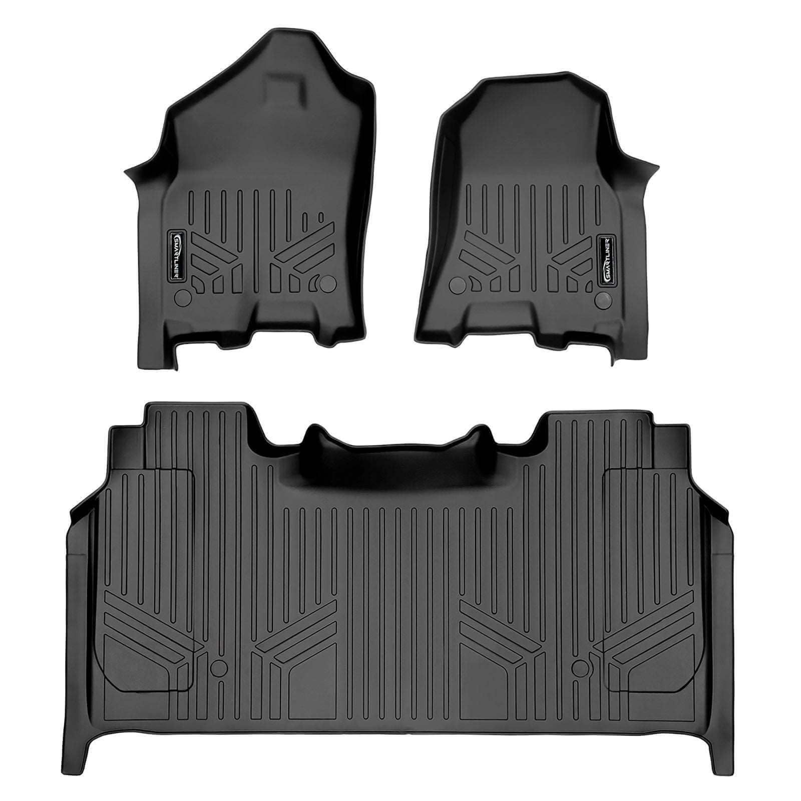 SmartCoverage™ Floor Liners For 2019 - 2024 Ram 1500 Crew Cab with Rear Underseat Storage Box