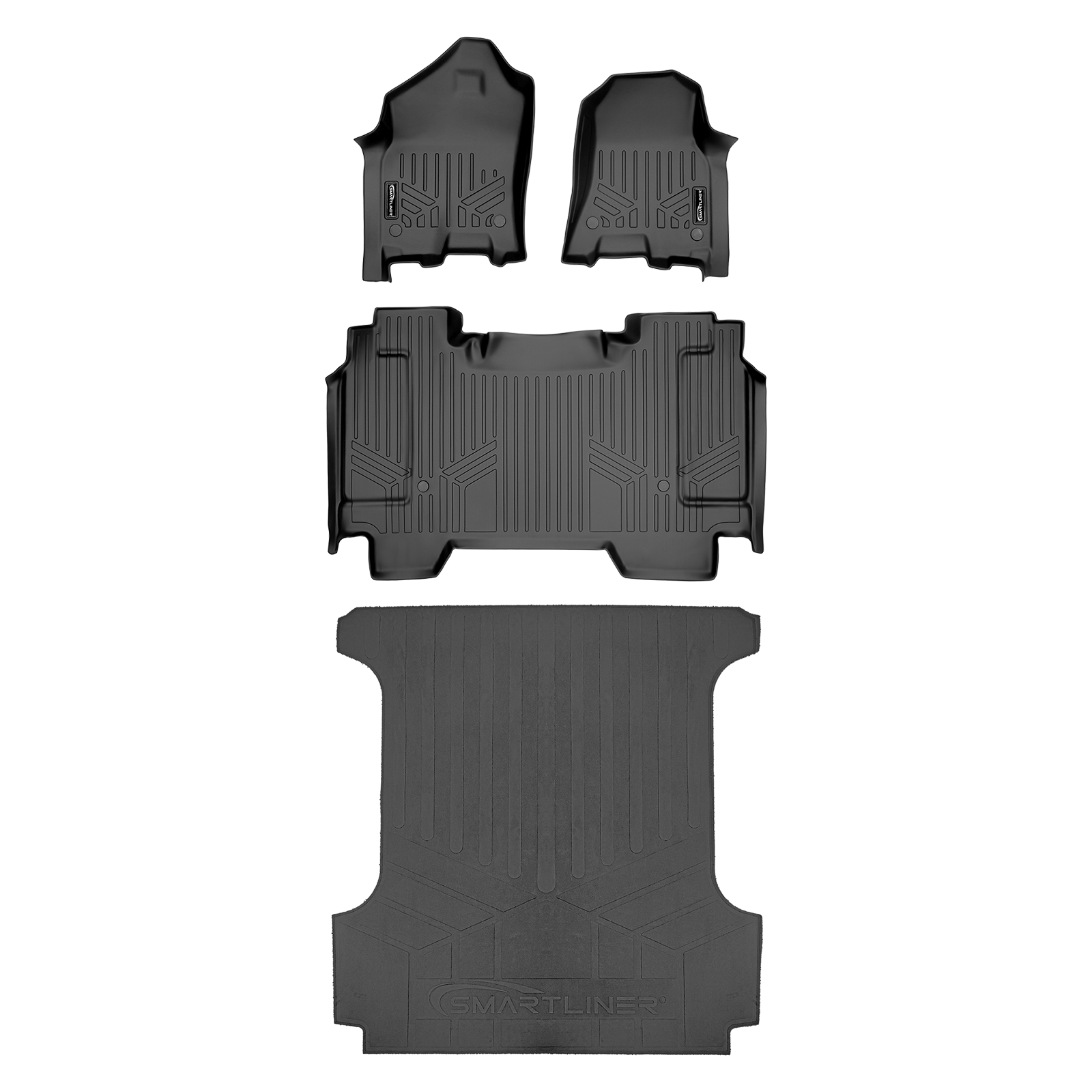 SmartCoverage™ Floor Liners For 2021-2024 Ram 1500 TRX without Rear Underseat Storage Box
