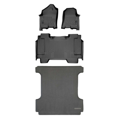 SmartCoverage™ Floor Liners For 2019-2024 Ram 1500 Crew Cab without Rear Underseat Storage Box