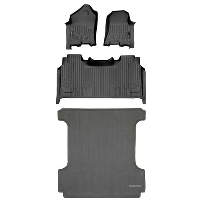 SmartCoverage™ Floor Liners For 2021-2024 Ram 1500 TRX with Rear Underseat Storage Box