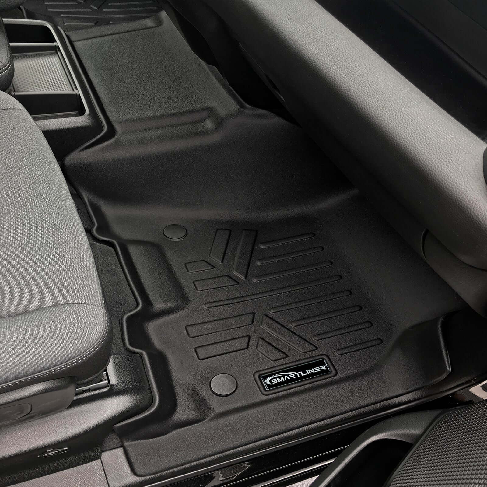 SmartCoverage™ Custom Fit Floor Liners For 2019-2024 Ram 1500 Crew Cab with First Row Bench Seat
