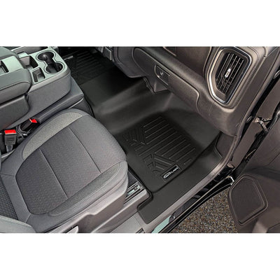 SMARTLINER Floor Liners for 2020-2025 Chevy Silverado 2500 HD | 3500 HD (Crew Cab|Carpet|(1st Row Bench)|(OTH)|[2nd Row Storage]