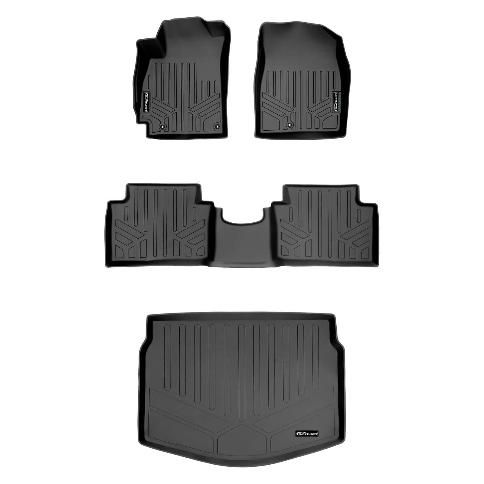 SMARTLINER Custom Fit Floor Liners For 2019-2021 Hyundai Veloster