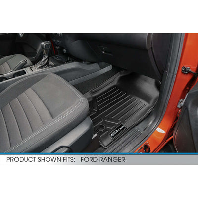 SmartCoverage™ Floor Liners For 2019-2023 Ford Ranger SuperCrew Cab (Carpet)