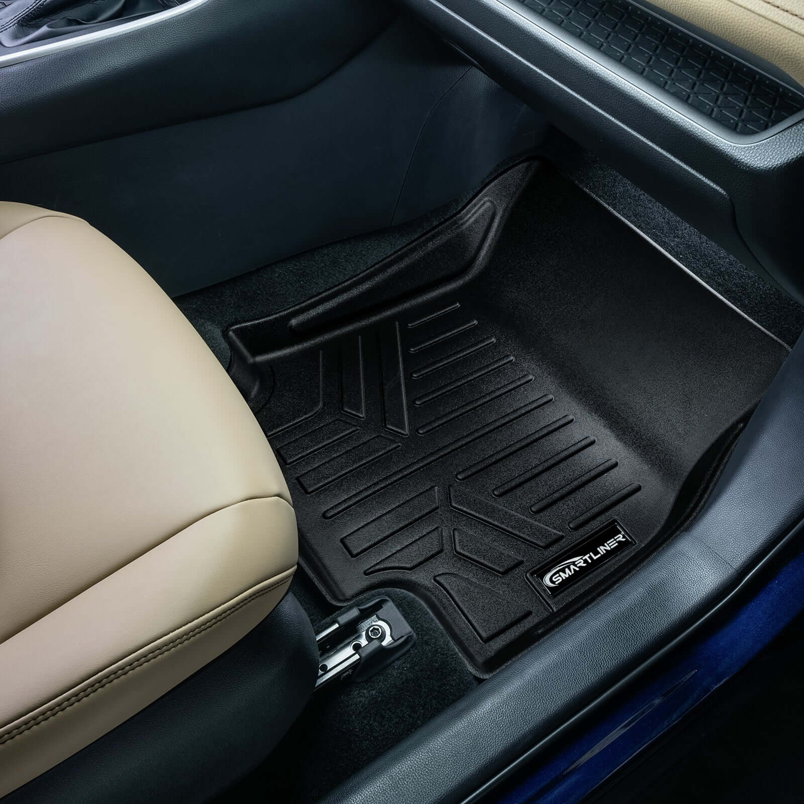 SMARTLINER Custom Fit Floor Liners For 2021-2025 Toyota RAV4 Prime (With Subwoofer in Cargo Area)