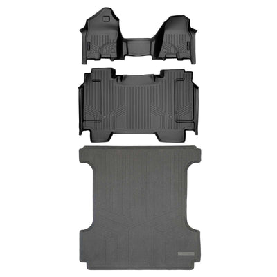 SmartCoverage™ Floor Liners For 2019 - 2024 Ram 1500 Crew Cab Vinyl (1st Row Bench)