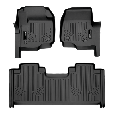 SMARTLINER Floor Liners for 2017-2026 SuperCab | Vinyl | & Bucket Seats