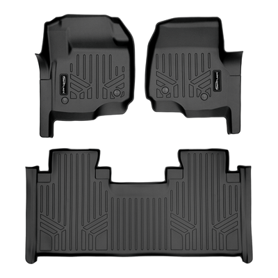 SMARTLINER Floor Liners for 2017-2026 Ford F-250|F-350 SuperCab (1st Row Bench) | Vinyl | No OTH