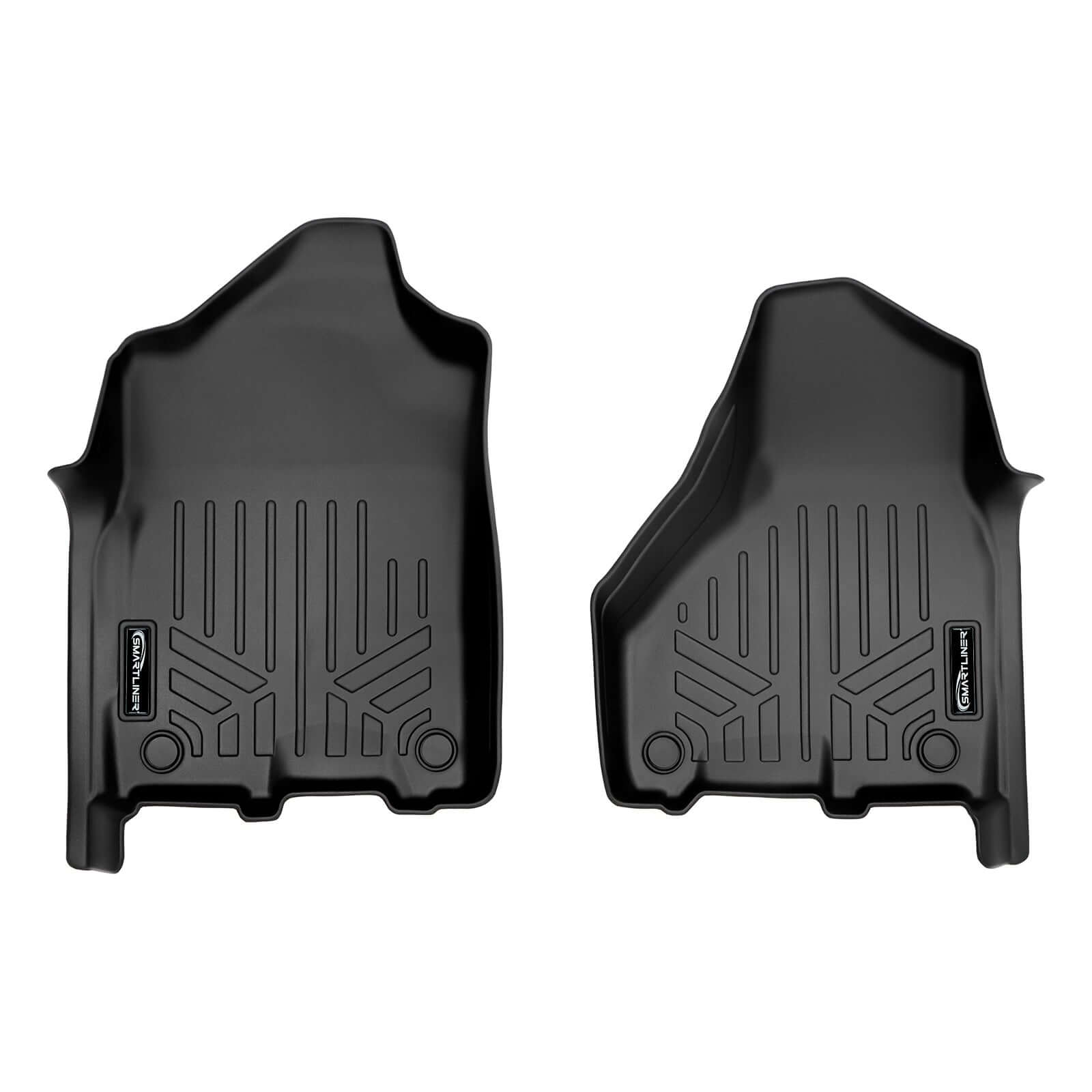 SMARTLINER Custom Fit Floor Liners For 2019-2025 Ram 2500/3500 Crew Cab with Limited Trim 1st Row Bench Seat No 1st Row Coverage