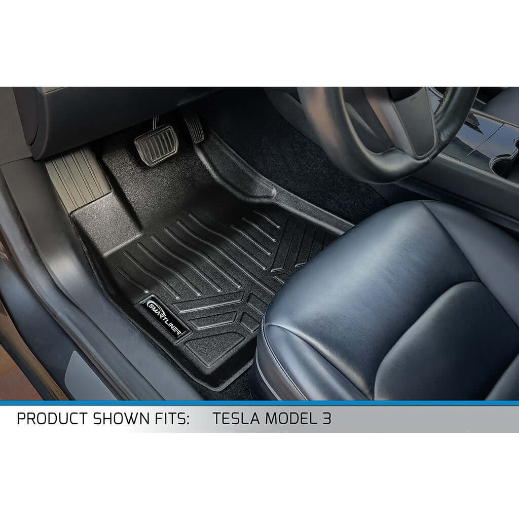 SMARTLINER Floor Liners for 2017-2023 Tesla Model 3