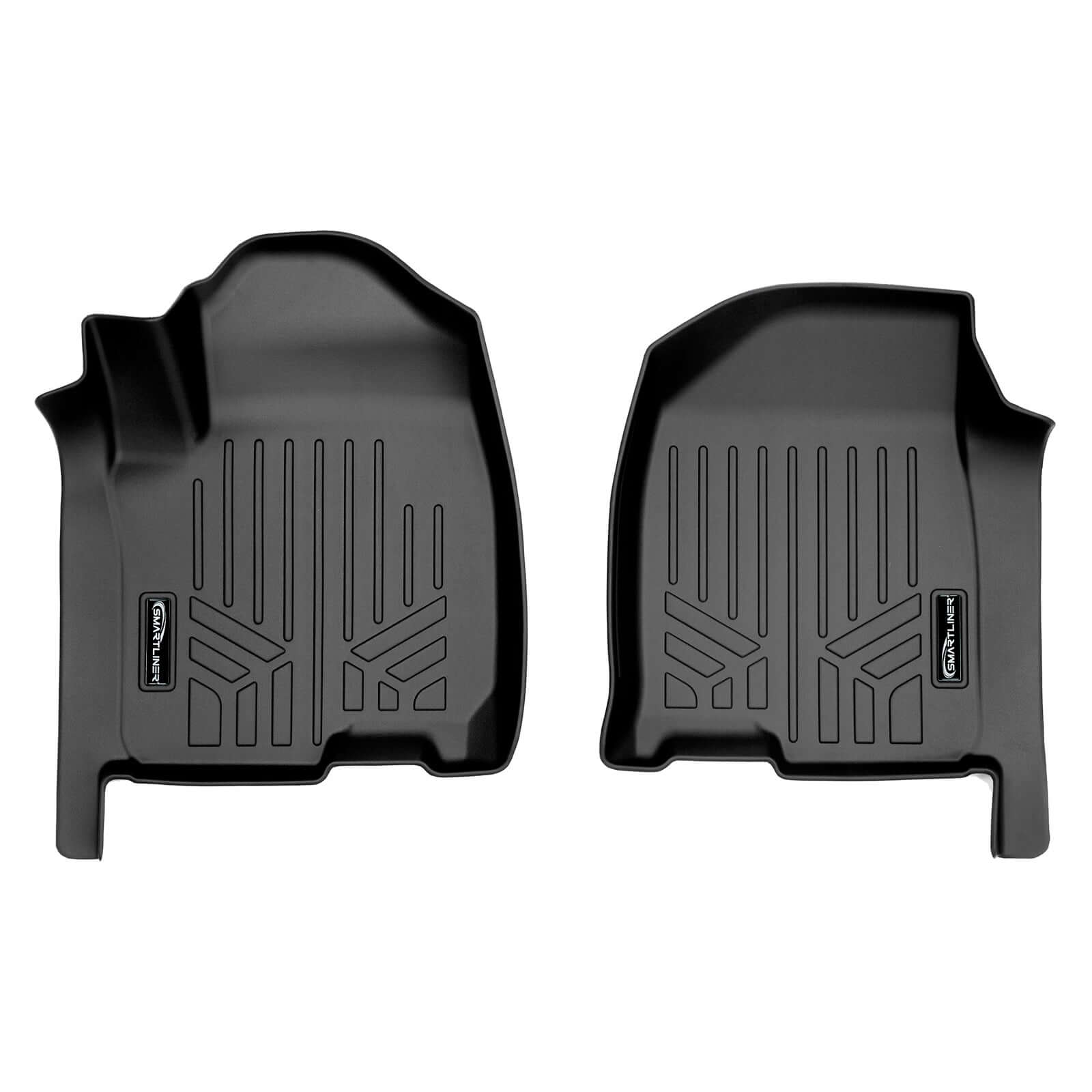 SmartCoverage™ Floor Liners For 2019-2026 Silverado/Sierra 1500 Crew Cab (1st Row Bucket) & Vinyl