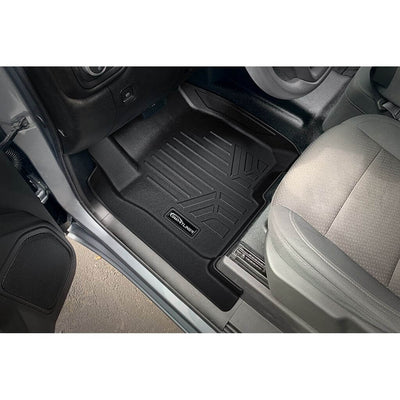 SmartCoverage™ Floor Liners For 2019-2026 Chevy Silverado 1500 Crew Cab (1st Row Bucket) | Vinyl | [No 2nd Row Storage]