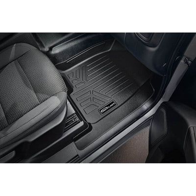 SMARTLINER Floor Liners for 2020-2026 Chevy Silverado 2500 HD | 3500 HD (Crew Cab|Vinyl|(1st Row Bucket)|(No OTH)|[2nd Row Storage]