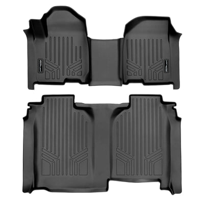 SMARTLINER Floor Liners for 2020-2026 Chevy Silverado 2500 HD | 3500 HD (Crew Cab|Vinyl|(1st Row Bench)|(OTH)|[No 2nd Row Storage]