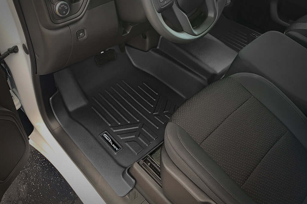 SMARTLINER Floor Liners for 2020-2026 Chevy Silverado 2500 HD | 3500 HD (Double Cab|Vinyl|(1st Row Bench)|(OTH)