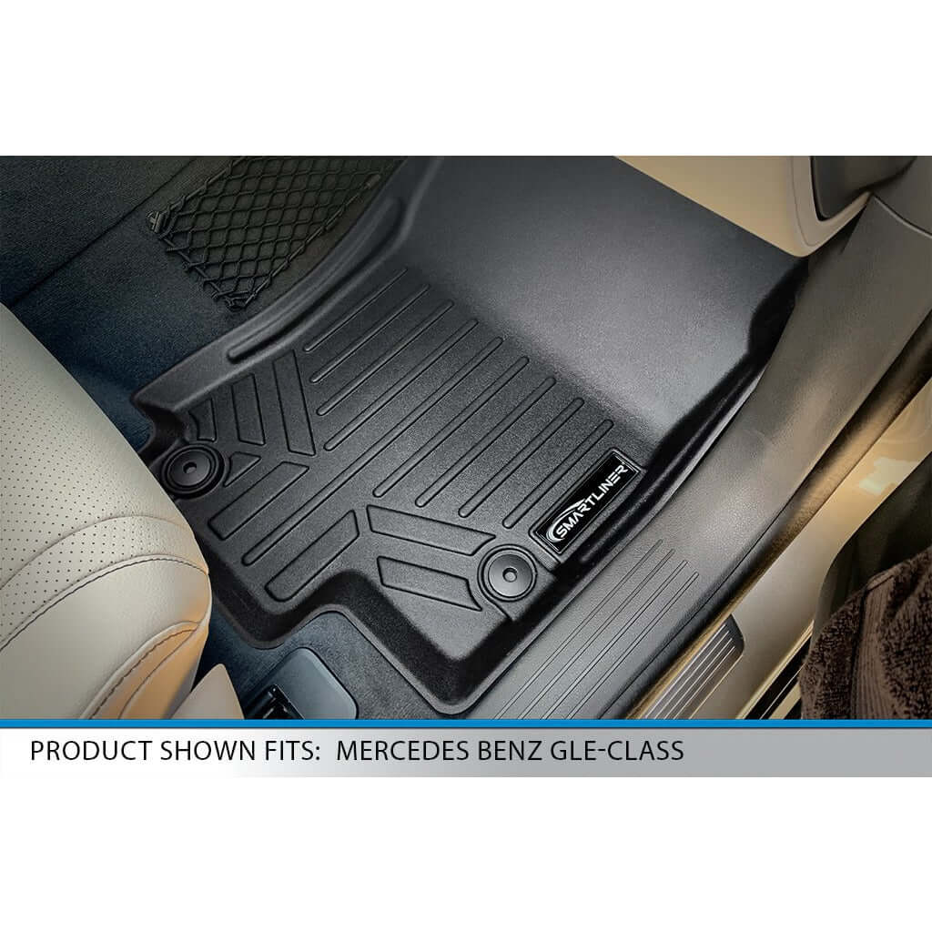 SMARTLINER Floor Liners for 2020-2024 Mercedes-Benz GLS-Class 7 Passenger (2nd Row Bench)