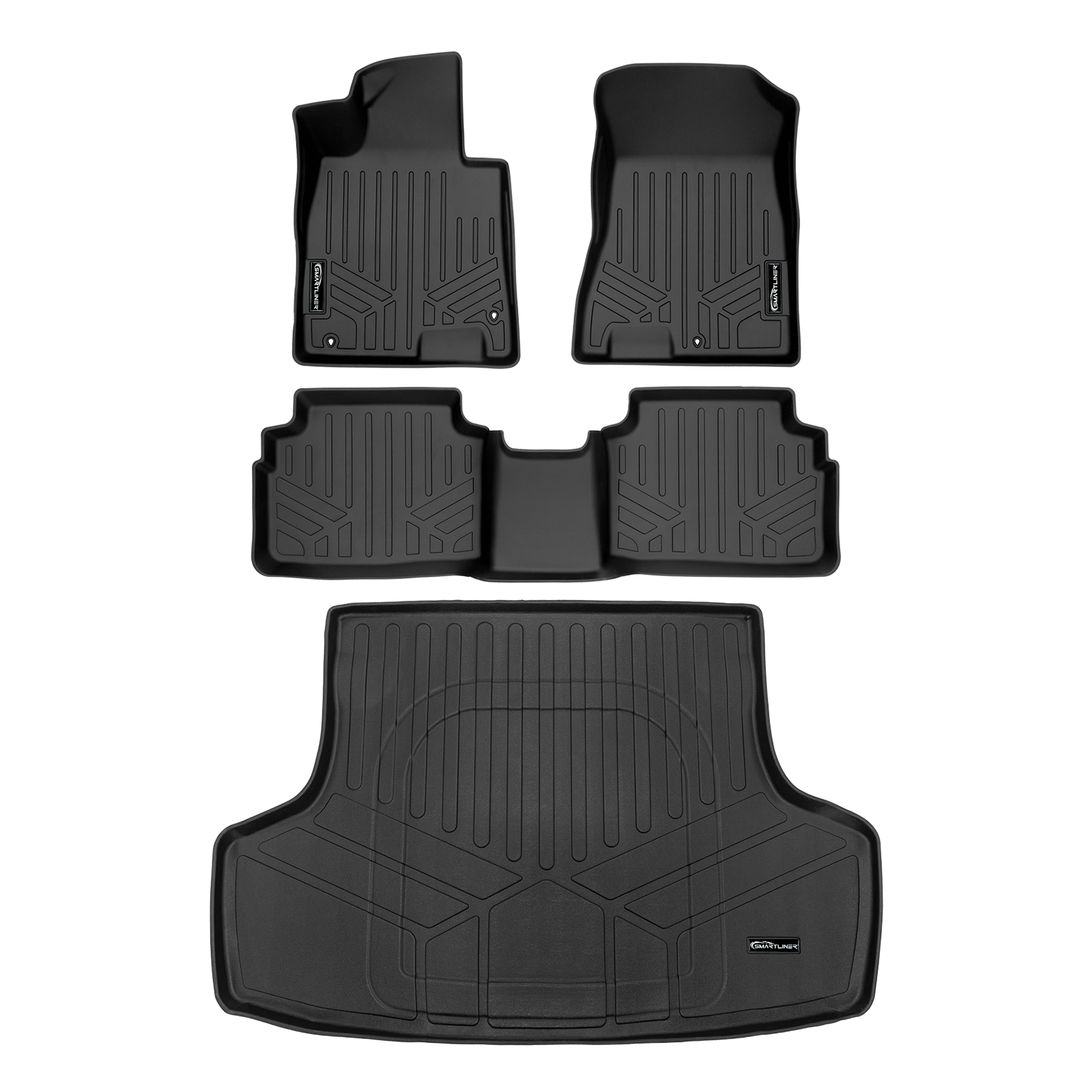 SMARTLINER Custom Fit Floor Liners For 2024-2026 Sonata Hybrid Models