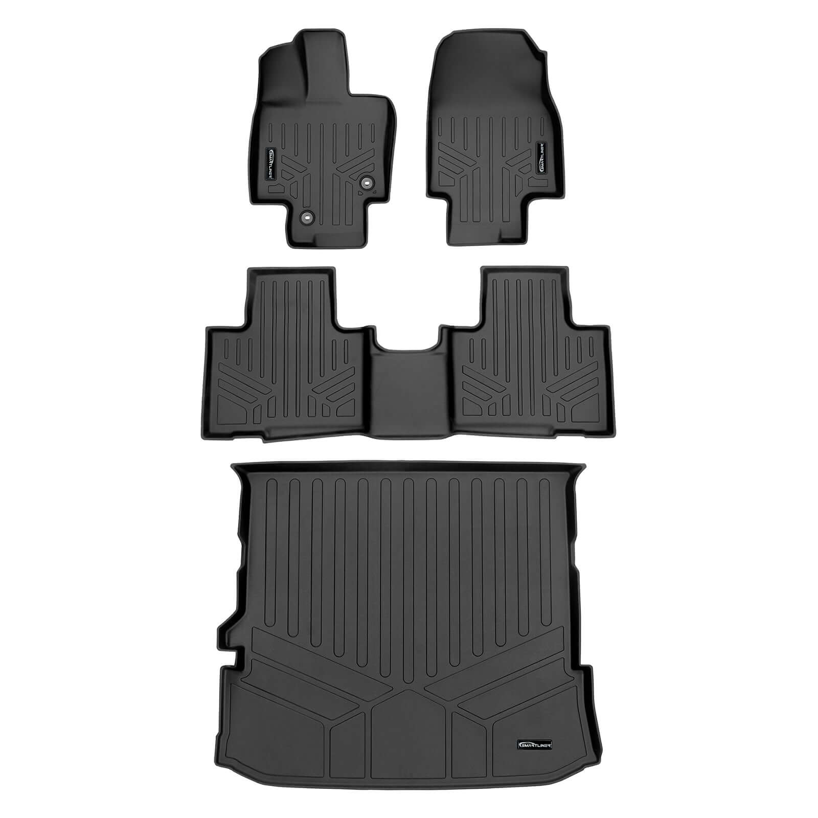 SMARTLINER Custom Fit Floor Liners For 2020-2026 Toyota Highlander (with Subwoofer)