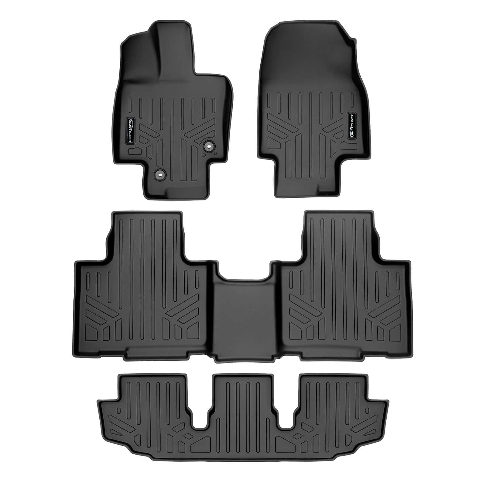 SMARTLINER Floor Liners for 2020-2026 Toyota Highlander Hybrid (without subwoofer)