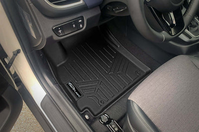 SMARTLINER All Weather Protection Custom Fit Black Cargo Liner Compatible With 2024 - 2026 Kia Seltos with Cargo Area in Upper Position with Subwoofer