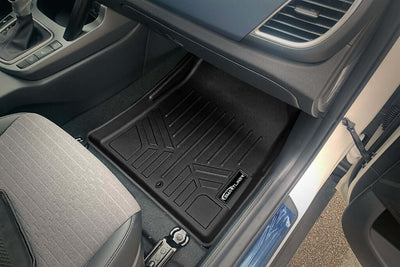 SMARTLINER All Weather Protection Custom Fit Black Cargo Liner Compatible With 2024 - 2026 Kia Seltos with Cargo Area in Upper Position with Subwoofer