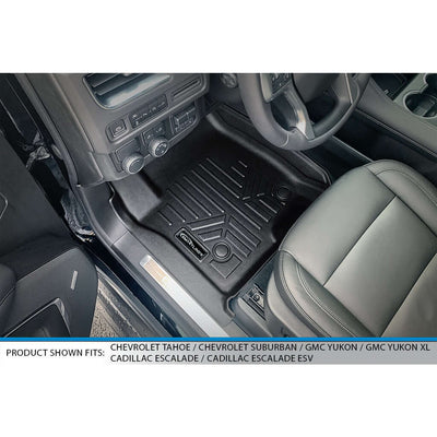 SMARTLINER Floor Liners for 2021-2025 Chevrolet Tahoe/GMC Yukon (2nd Row Bench)