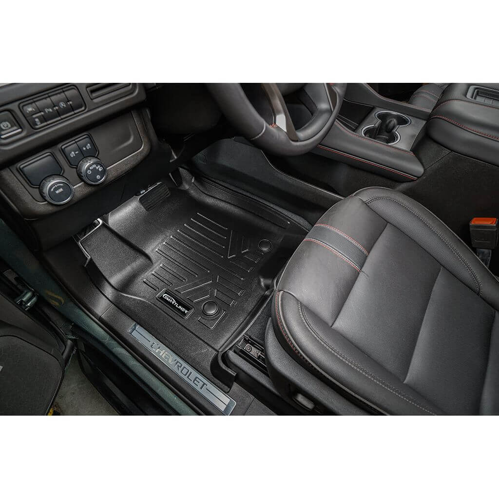 SMARTLINER Custom Fit Floor Liners For 2021-2025 Chevrolet Suburban with 2nd Row Bucket Seats