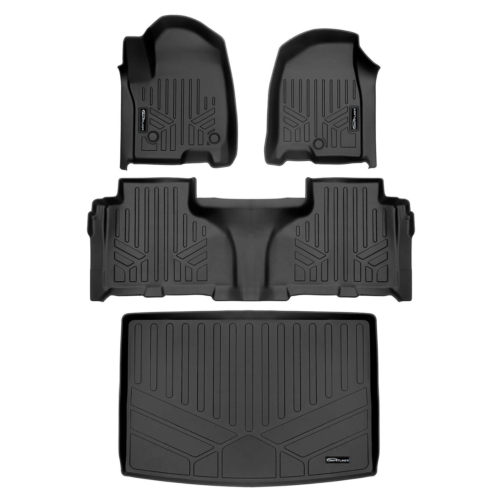 SMARTLINER Floor Liners for 2021-2026 GMC Yukon XL/ Yukon Denali XL (2nd Row Bucket)