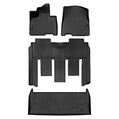 SMARTLINER Floor Liners for 2022-2026 Kia Carnival (7 Passenger Models With 2nd Row VIP Seats)