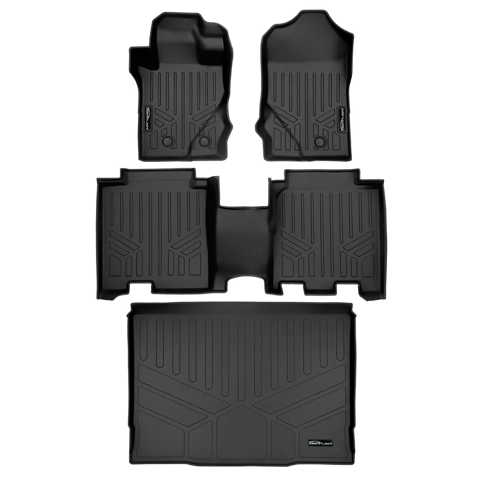 SMARTLINER Custom Fit Floor Liners For 2021-2025 Ford Bronco (4-Door)