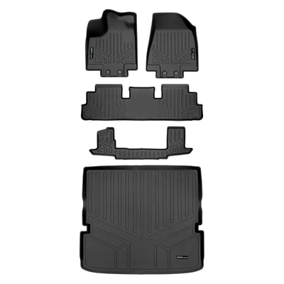 SMARTLINER Floor Liners for 2022-2026 Nissan Pathfinder (7 Passenger)