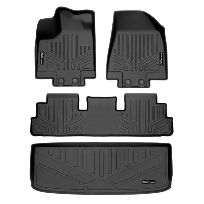 SMARTLINER Floor Liners for 2022-2026 Nissan Pathfinder (8 Passenger)