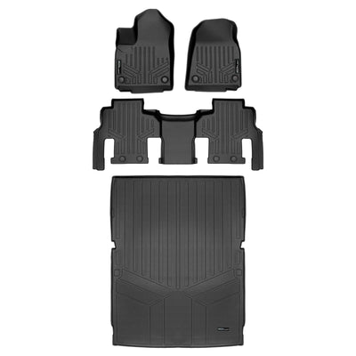 SMARTLINER Floor Liners for 2023-2025 Jeep Grand Wagoneer L (8 Passenger Model)