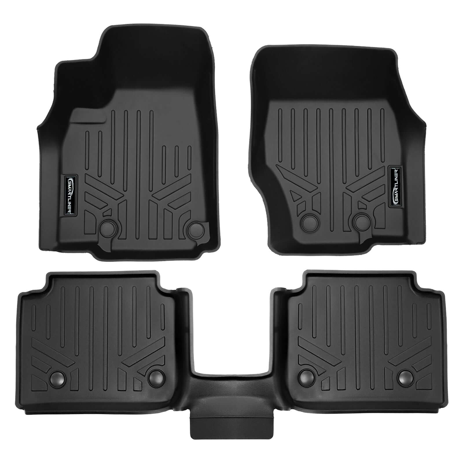 SMARTLINER Floor Liners for 2021-2026 Jeep Grand Cherokee L (2nd Row Bucket) With Center Console