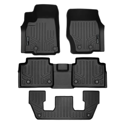 SMARTLINER Floor Liners for 2021-2026 Jeep Grand Cherokee L w/ 2nd Row Bucket Seats and center console (No subwoofer)