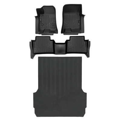SMARTLINER Floor Liners for 2023-2026 Chevrolet Colorado (Only Fits Crew Cabs | Carpet)