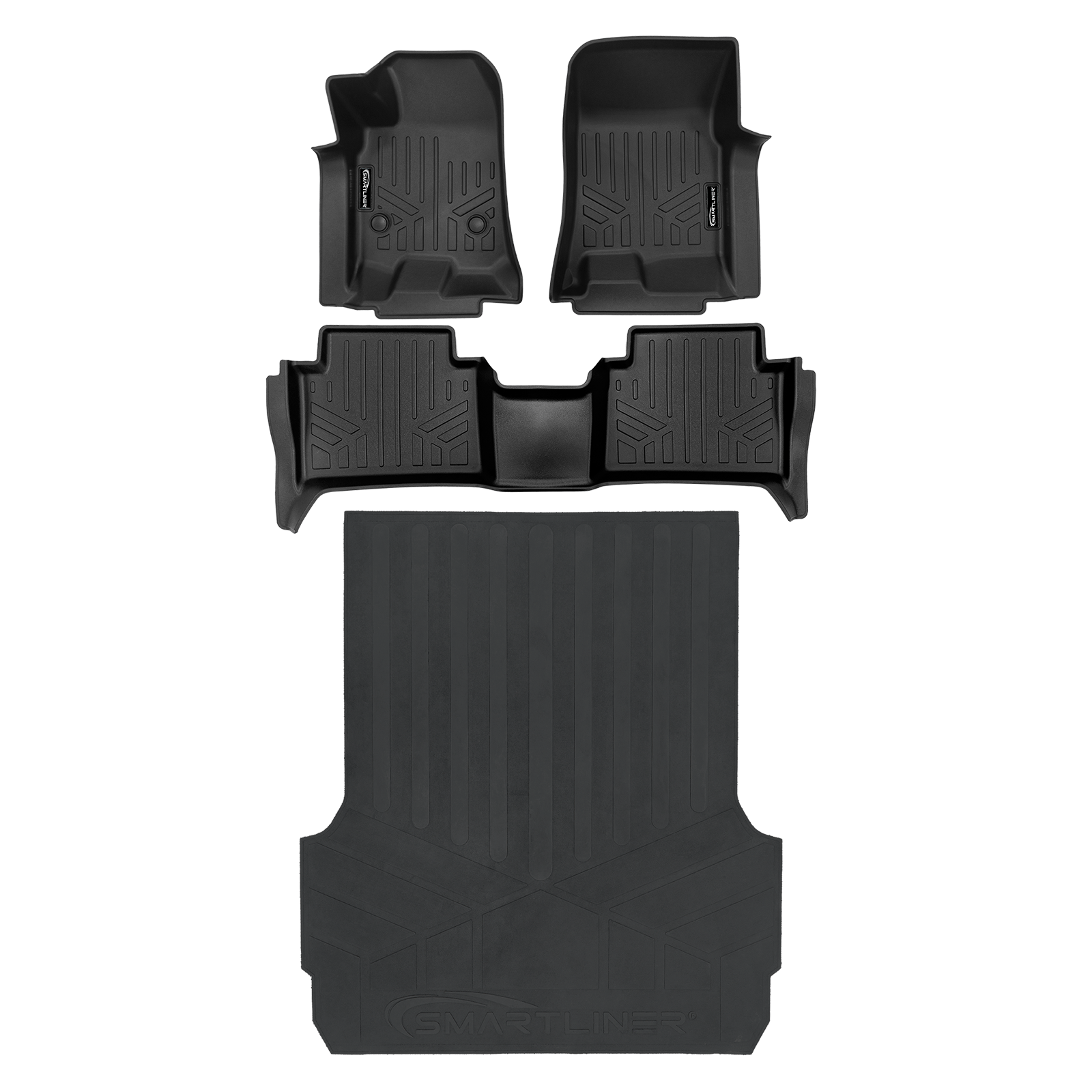 SMARTLINER Floor Liners for 2023-2026 GMC Canyon (Only Fits Crew Cabs | Carpet)
