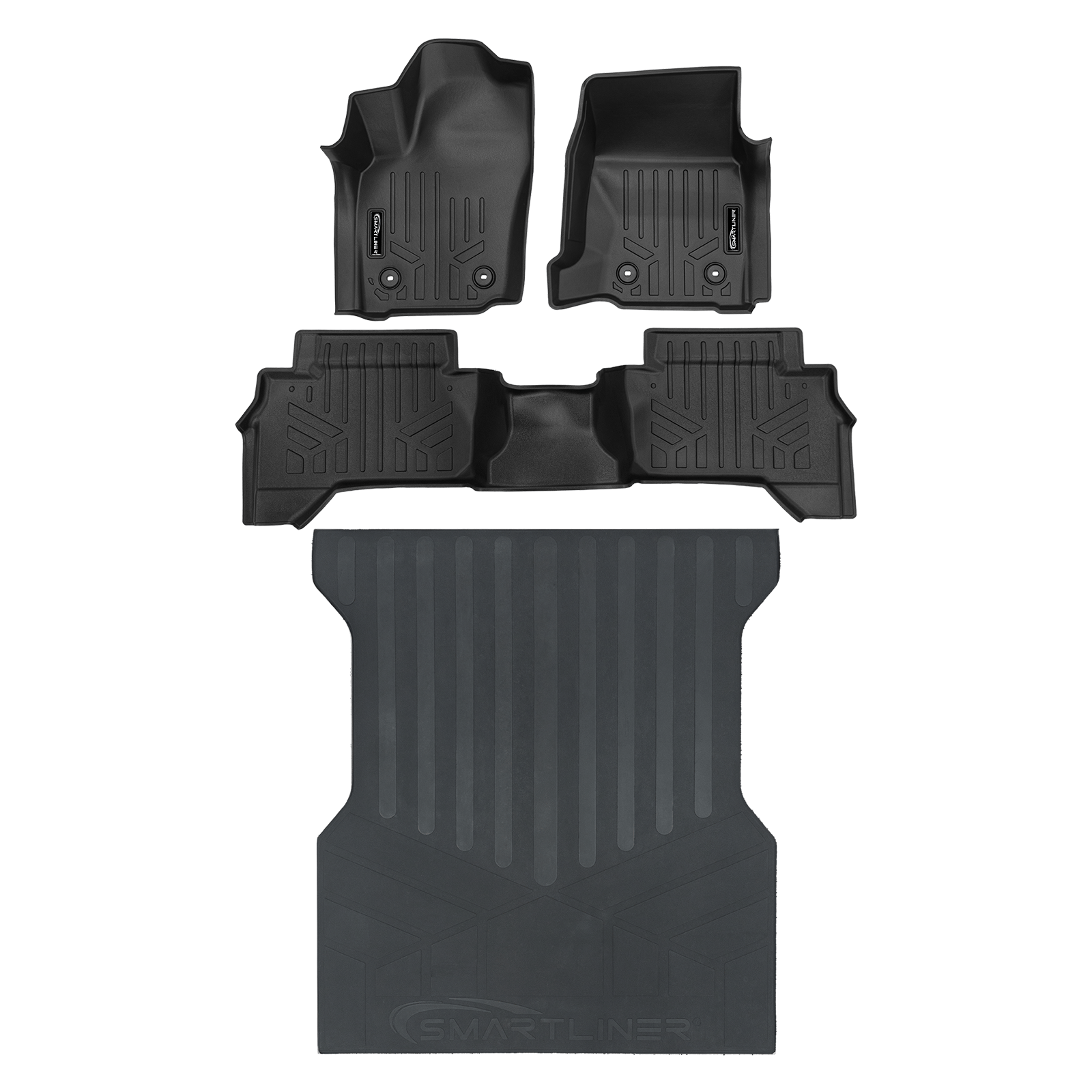 SMARTLINER Floor Liners for 2024-2026 Toyota Tacoma Double Cab (Manual Transition)