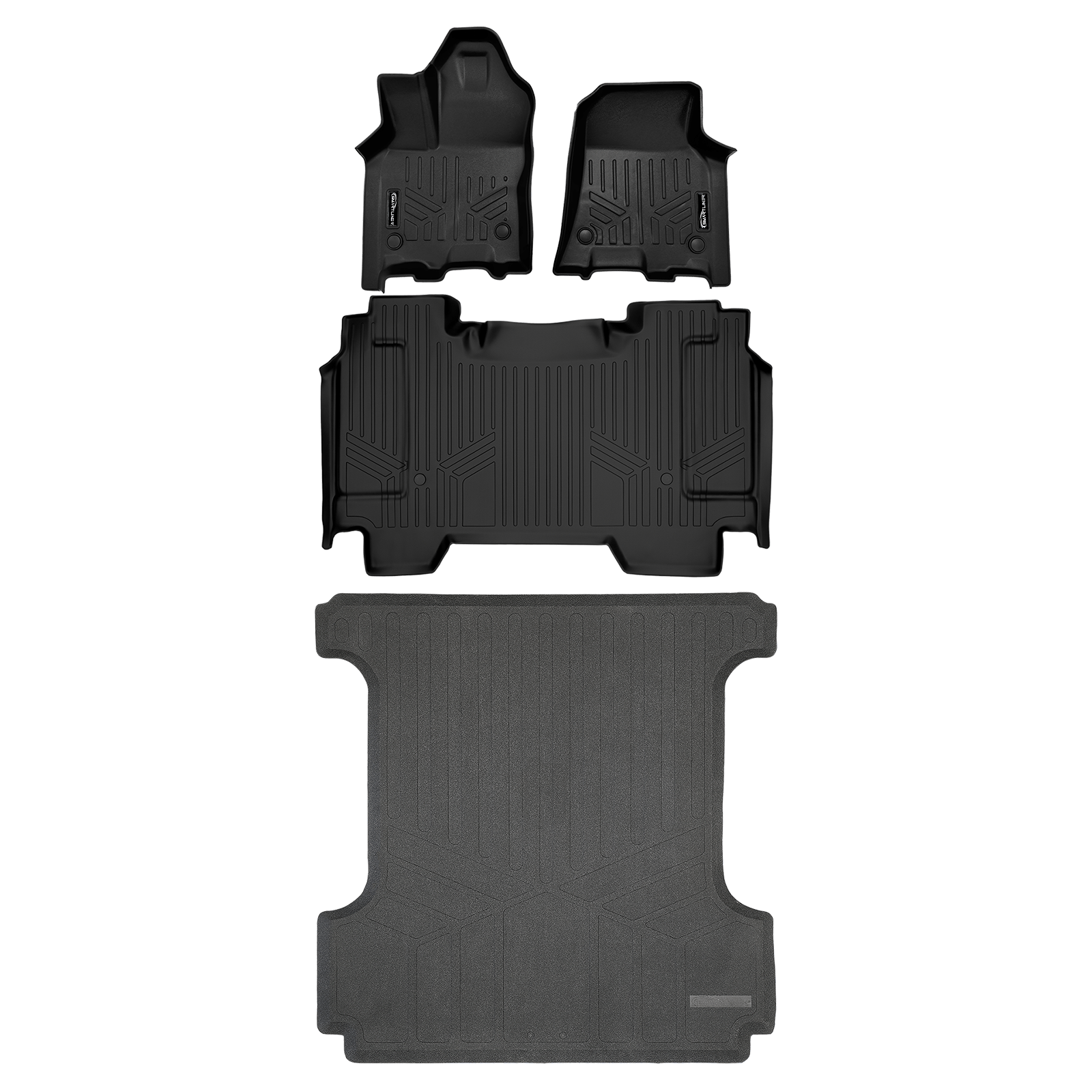 SmartCoverage™ Floor Liners For 2025-2026 Ram 1500 Crew Cab without Rear Underseat Storage Box