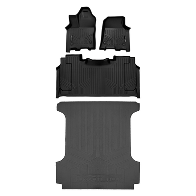 SmartCoverage™ Floor Liners For 2025-2026 Ram 1500 Crew Cab with Rear Underseat Storage Box