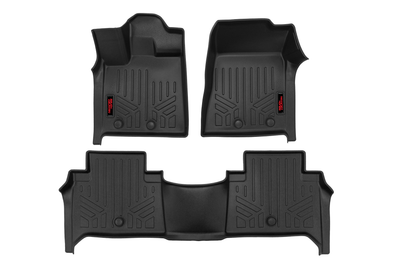 SMARTLINER Floor Liners for 2025-2026 Infiniti QX80/2025 Nissan Armada Without Bucket Seats & Center Console Only