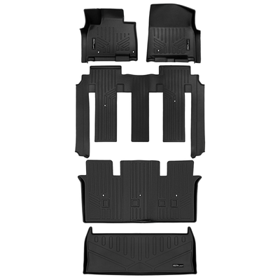 SMARTLINER Custom Fit Floor Liners For 2025-2026 Kia Carnival Hybrid (8 Passenger Models)