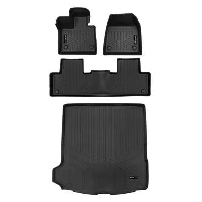 SMARTLINER Custom Fit Black For 2025-2026 Volvo EX90 Electric. Fits 7 Passenger Model