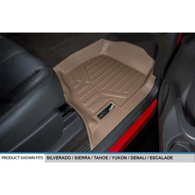 Smart Trim™ Custom Fit Floor Liners For 2007-2013 Silverado/Sierra 1500 Crew Cab - 2007-2014 2500/3500 HD Crew Cab