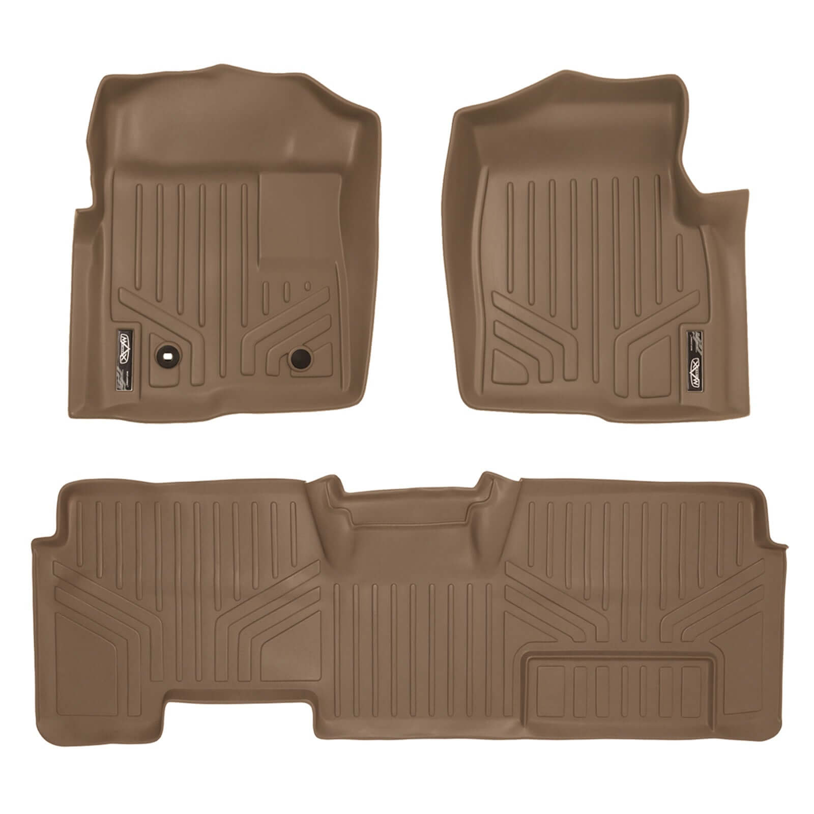 Smart Trim™ Floor Liners For 2009-2010 Ford F-150 SuperCab Non Flow-Through Center Console