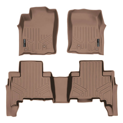 SMARTLINER Custom Fit Floor Liners For 2010-2012 Toyota 4Runner (7 Passenger with 3rd Row Seats)