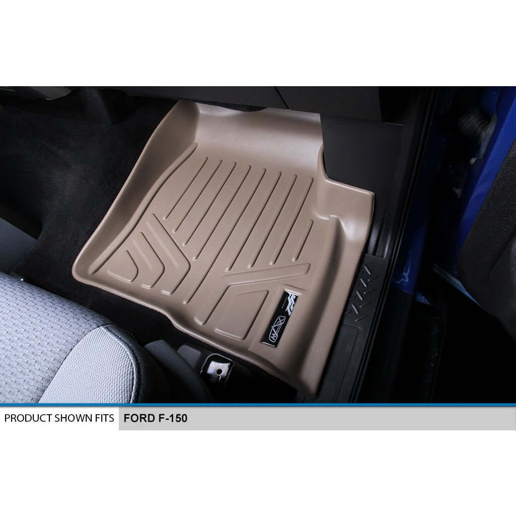 SMARTLINER Custom Fit Floor Liners For 2011-2014 Ford F-150 SuperCrew Cab