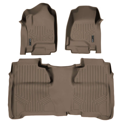 SmartCoverage™ Floor Liners For Crew Cab 2014-2018 Silverado/Sierra 1500 - 2015-2021 2500/3500 HD